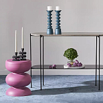 Подсвечник фигурный голубой Bright Accent 33 см варинант исполнения - 3 | Loft Concept в Кирове