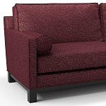 Мебельная ткань Шенилл бордовый цвет 138 см T4-38 варинант исполнения - 6 | Loft Concept в Кирове