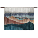 Современное Панно на стену из нитей Mountains at Sunset Горы на Закате  варинант исполнения - 2 | Loft Concept в Кирове