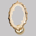 Бра овальное светодиодное с золотистым каркасом Ring of Fire варинант исполнения - 1 | Loft Concept в Кирове