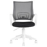 Офисное кресло с основанием из белого пластика Desk chairs Black варинант исполнения - 2 | Loft Concept в Кирове