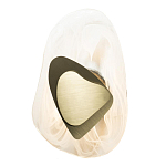 Бра овальное из стекла с золотым элементом Flow Texture  варинант исполнения - 4 | Loft Concept в Кирове