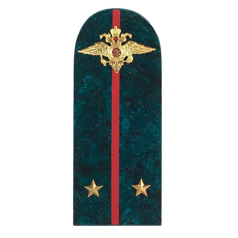 Сувенир Погон МВД из натурального камня змеевик Souvenir Epaulets Змеевик Красный Золотой Сувенир Погон МВД из натурального камня змеевик Souvenir Epaulets Змеевик Красный Золотой в Кирове | Loft Concept