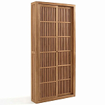 Шкаф из массива тика Okino Wood Cabinet варинант исполнения - 2 | Loft Concept в Кирове