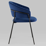 Стул в велюре синего цвета Horizon варинант исполнения - 2 | Loft Concept в Кирове