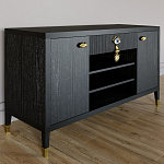 Комод-буфет Elsa Dreams Black с открытыми полками   варинант исполнения - 2 | Loft Concept в Кирове