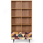 Широкий стеллаж с принтом Elise Rack варинант исполнения - 6 | Loft Concept в Кирове