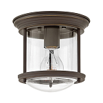 Потолочный светильник для ванных комнат со стеклянным плафоном и одной лампой Hinkley варинант исполнения - 8 | Loft Concept в Кирове