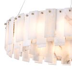 Люстра круглая декорированная натуральным камнем Stone Interior Accent варинант исполнения - 3 | Loft Concept в Кирове