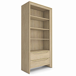  Стеллаж 2 ящика 4 открытые полки Flowchart 90 см варинант исполнения - 2 | Loft Concept в Кирове