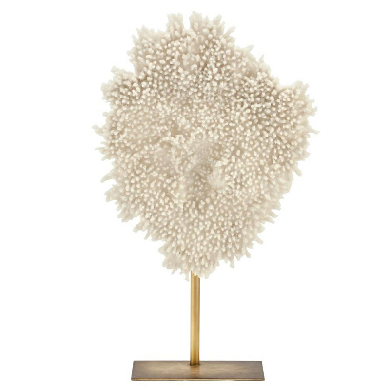 Статуэтка Coral With Base Белый Золотой Статуэтка Coral With Base Белый Золотой в Кирове | Loft Concept