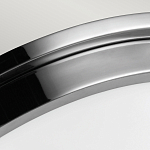 Потолочный светильник для ванных комнат цвета хром с вытянутым плафоном из молочного стекла Feiss варинант исполнения - 4 | Loft Concept в Кирове