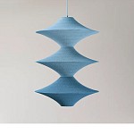 Подвесной вязаный голубой светильник «Звезда Востока 03» варинант исполнения - 1 | Loft Concept в Кирове