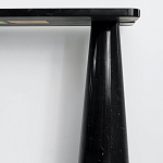 Консоль чёрная на 2-х конусообразных ножках Eros варинант исполнения - 3 | Loft Concept в Кирове