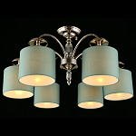 Люстра потолочная Nikoletta с бирюзовым плафоном варинант исполнения - 1 | Loft Concept в Кирове