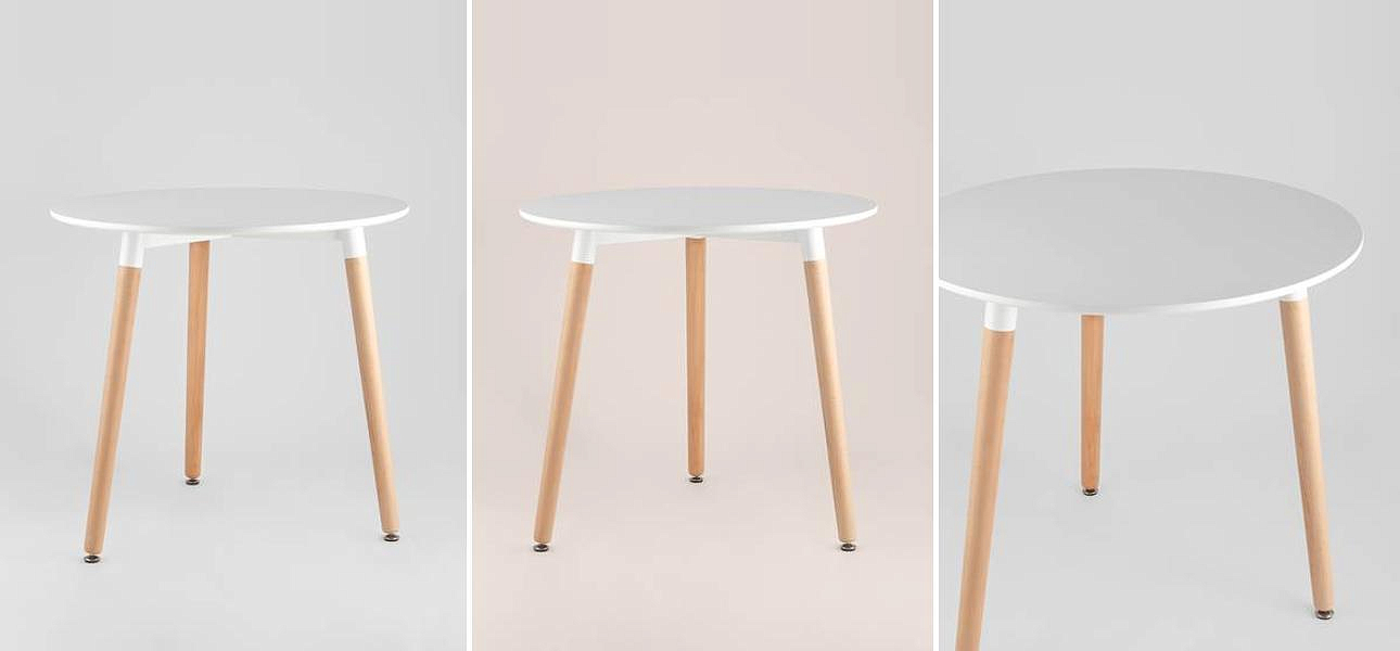 Стол обеденный Hoffman Collection круглый три ножки Стол обеденный Hoffman Collection круглый три ножки - Loft-Concept в Кирове