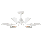 Потолочный светильник с плафонами в виде белых лепестков Delicate Flower варинант исполнения - 2 | Loft Concept в Кирове