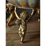 Чаша с орнаментом на бронзовых ножках в виде ангелов Eden Garden варинант исполнения - 7 | Loft Concept в Кирове