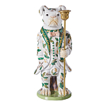 Подсвечник в виде собачки из фарфора с бронзовыми элементами Eden Garden варинант исполнения - 4 | Loft Concept в Кирове