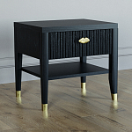 Прикроватная тумбочка с ящиком Elsa Dreams Black варинант исполнения - 1 | Loft Concept в Кирове