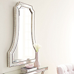 Зеркало в серебристой фигурной раме Silver Reflection варинант исполнения - 4 | Loft Concept в Кирове