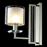 Бра с геометрическим каркасом из металла и цилиндрическим стеклянным плафоном Laurent варинант исполнения - 4 | Loft Concept в Кирове