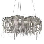 Люстра круглая подвесная с металлическими дугами и длинными цепочками 80 см Atlantis Chain варинант исполнения - 1 | Loft Concept в Кирове