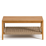 Стол журнальный для сада из акации Breathe Nature варинант исполнения - 2 | Loft Concept в Кирове