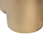 Стол журнальный круглый керамогранит белый Keramos варинант исполнения - 4 | Loft Concept в Кирове