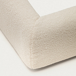 Кровать со съемным бежевым чехлом из ткани букле White Boucle Collection варинант исполнения - 5 | Loft Concept в Кирове