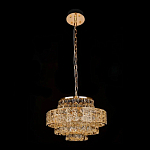Люстра хрустальная в неоклассическом стиле на золотистом каркасе Majesty варинант исполнения - 2 | Loft Concept в Кирове