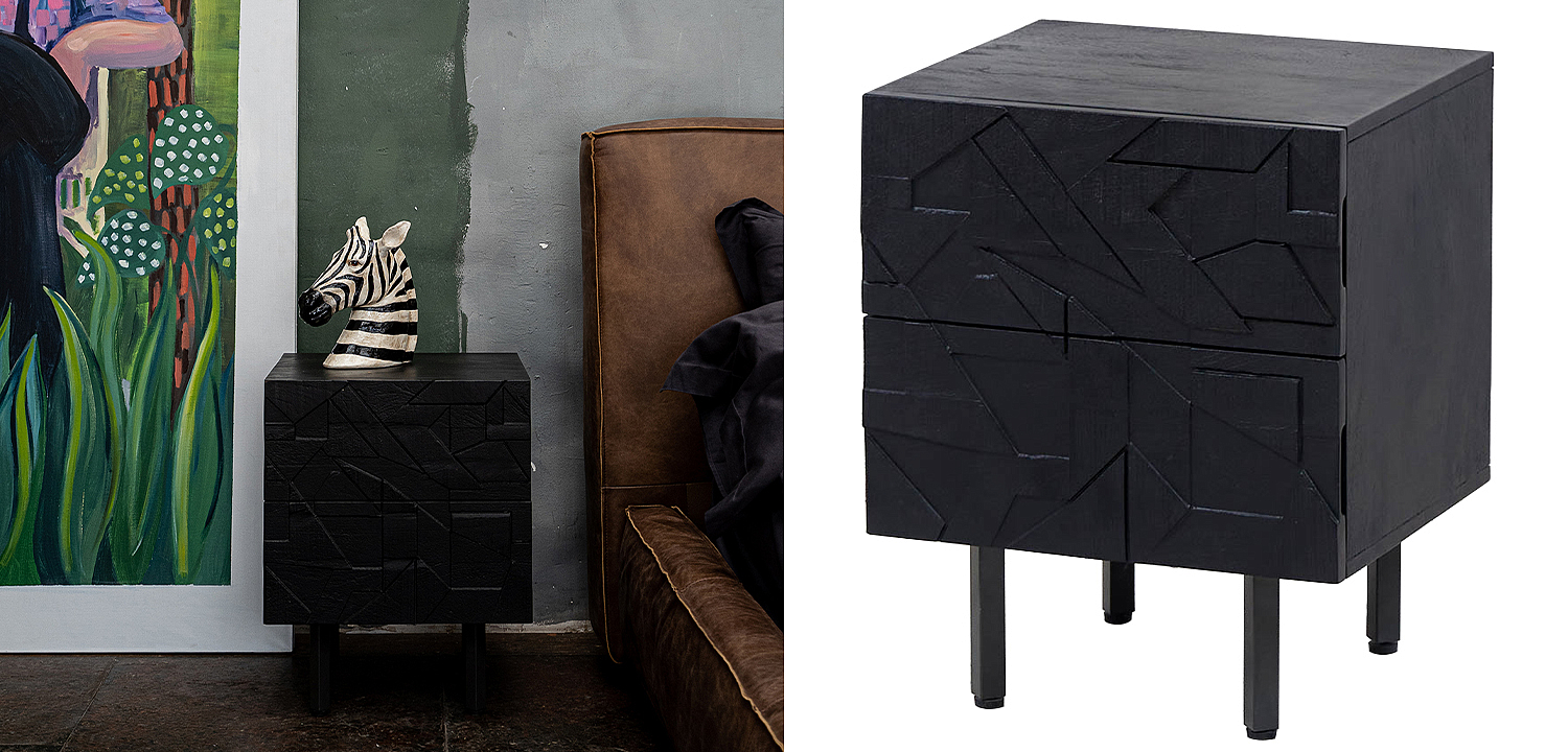Тумба Polygonal Ornament Nightstand Тумба Polygonal Ornament Nightstand - Loft-Concept в Кирове
