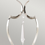 Бра с 2-мя лампами и подвеской из прозрачного стекла Elstead Lighting варинант исполнения - 5 | Loft Concept в Кирове