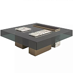 Дизайнерский журнальный стол с квадратной столешницей на 3-х ножках Oloha варинант исполнения - 1 | Loft Concept в Кирове