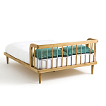 Кровать из массива дуба с пружинным блоком Mateta варинант исполнения - 4 | Loft Concept в Кирове