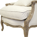 Кресло Ava Classical Armchair beige flax варинант исполнения - 4 | Loft Concept в Кирове