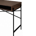 Стол рабочий в стиле лофт с ящиком и нишей для хранения Urban Style Space 2 варинант исполнения - 5 | Loft Concept в Кирове