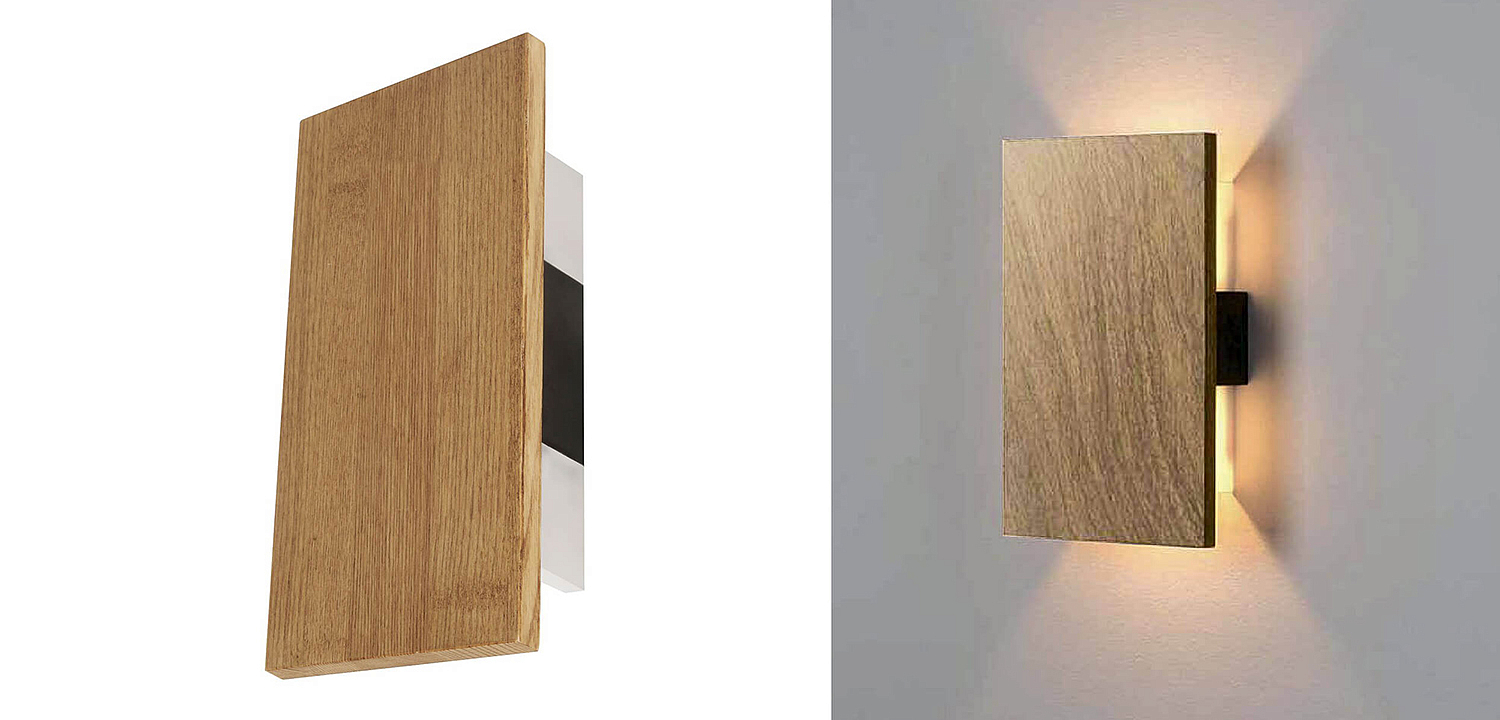 Бра Jordy Wooden Slab Wall Lamp - Loft-Concept в Кирове