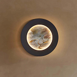 Бра в форме диска цвета латунь Brass Borders варинант исполнения - 5 | Loft Concept в Кирове