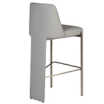 Стул барный серый с обивкой из экокожи Special Support варинант исполнения - 2 | Loft Concept в Кирове