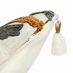 Подушка декоративная с вышивкой и кисточками Divine Abstractions варинант исполнения - 3 | Loft Concept в Кирове