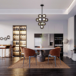 Люстра в форме виноградой грозди Inflorescence варинант исполнения - 4 | Loft Concept в Кирове