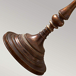 Торшер классического стиля цвета темная бронза с бежевым льяным абажуром Feiss варинант исполнения - 4 | Loft Concept в Кирове