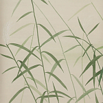 Обои ручная роспись Wild Grasses Special Colourway on Bleached Silver slub silk варинант исполнения - 1 | Loft Concept в Кирове