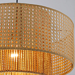 Подвесной светильник с абажуром из плтеного бамбука Light Inside the Cell варинант исполнения - 6 | Loft Concept в Кирове