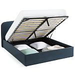 Двуспальная кровать с подъемным механизмом Mathise Bed Deep Blue варинант исполнения - 4 | Loft Concept в Кирове