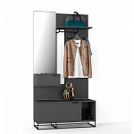 Вешалка настенная цвета графит Strict Lines варинант исполнения - 2 | Loft Concept в Кирове