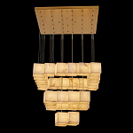 Люстра подвесная с квадратными плафонами из натурального камня Glowing Spheres варинант исполнения - 7 | Loft Concept в Кирове