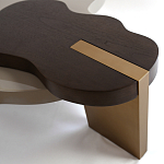 Кофейный стол со столешницей волнистой формы Gale Curved Coffee Table варинант исполнения - 2 | Loft Concept в Кирове