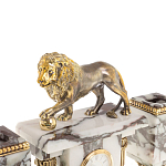 Настольный письменный набор из мрамора с декором в виде льва в подарочной упаковке Marble Accessory варинант исполнения - 3 | Loft Concept в Кирове